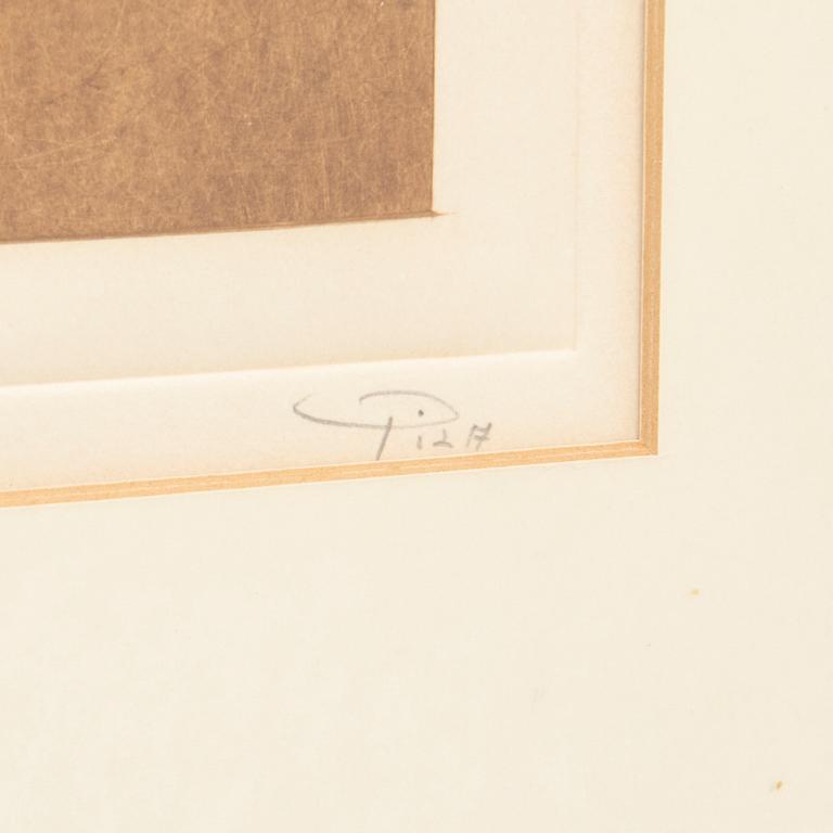 Arthur Luiz Piza, etsning signerad och numrerad 40/99.