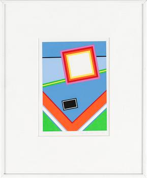 Peter Freudenthal · PETER FREUDENTHAL, serigrafi, signerad och daterad 1988.