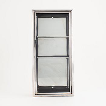 A contemporary wall cabinet.