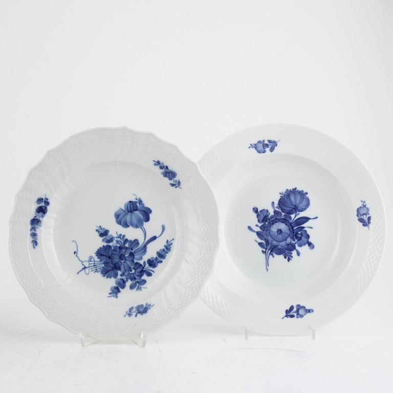 Royal Copenhagen, dinner service, 61 pieces, "Blue Flower", Denmark.