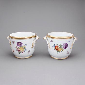 VINKYLARE, ett par, porslin, Royal Copenhagen.