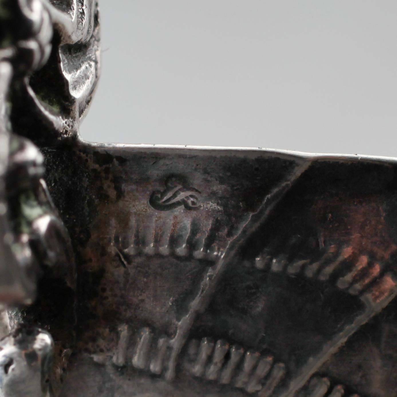 SKÅL, silver, otydliga stämplar, sannolikt 1800-tal. Vikt ca 87 g.