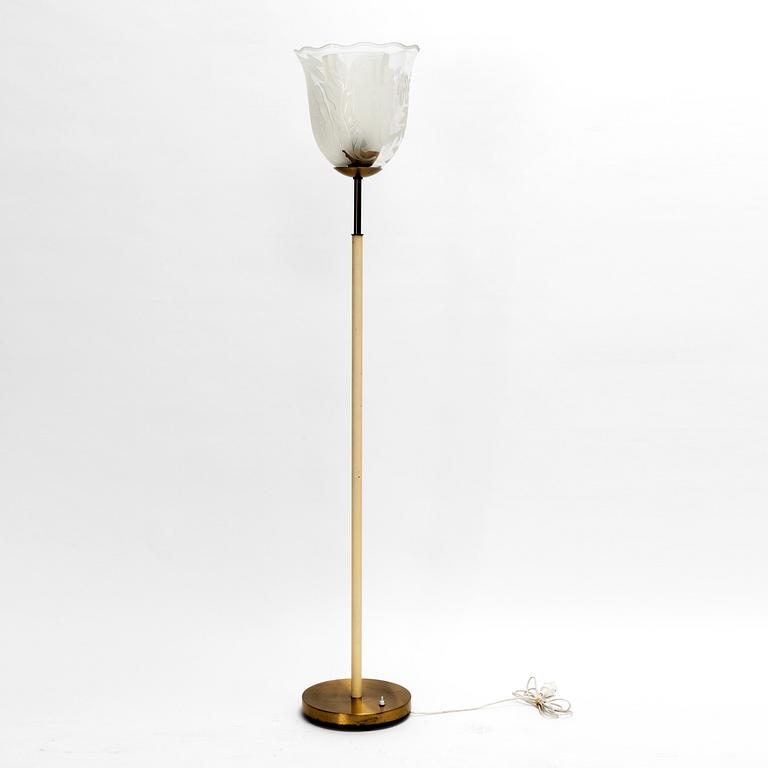 Bo Notini, a Swedish Modern floor light, Glössner & Co, Stockholm, 1940's.