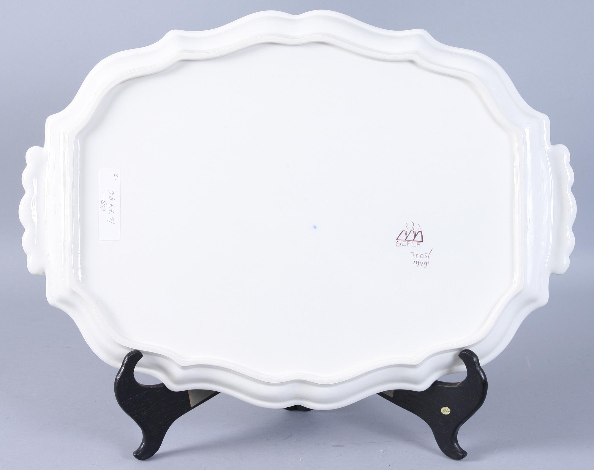 BRICKA, flintgods, Eugen Trost, Gefle Porslinsfabrik, 1949.