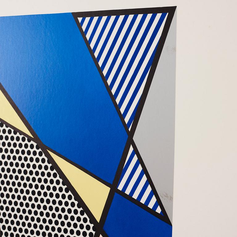 Roy Lichtenstein, "Imperfect diptych" from the "Imperfect" series.