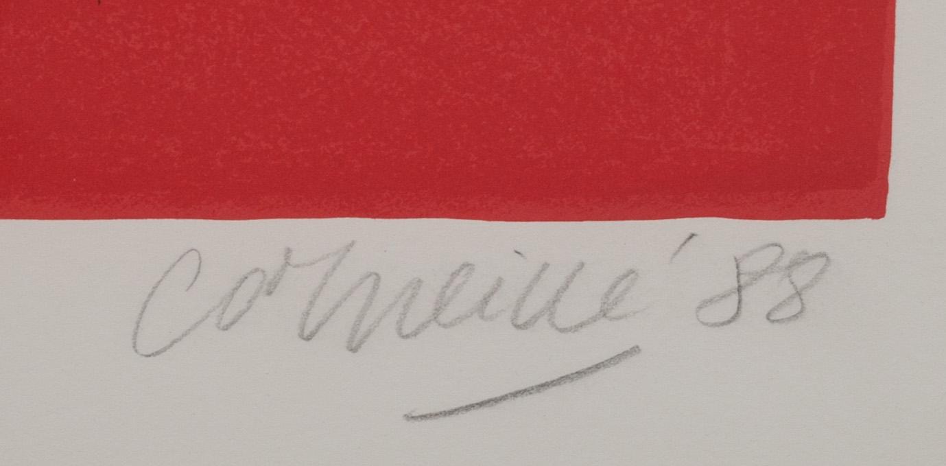 BEVERLOO CORNEILLE, färglitografi. Numrerad 174/100 och signerad samt daterad -88.