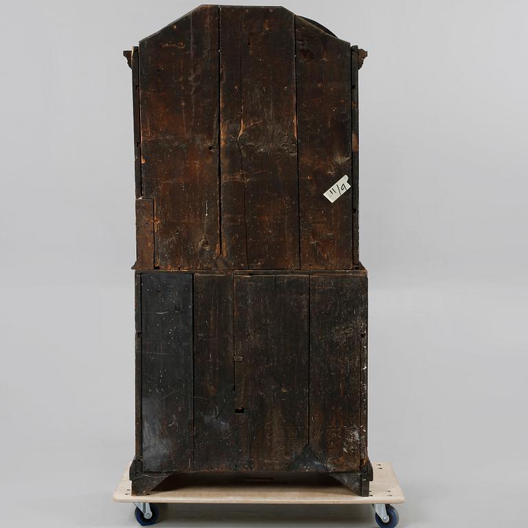 SKRIVSKÅP, allmoge, daterat 1810.