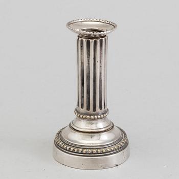 LJUSSTAKE, argent haché, gustaviansk, sent 1700-tal.