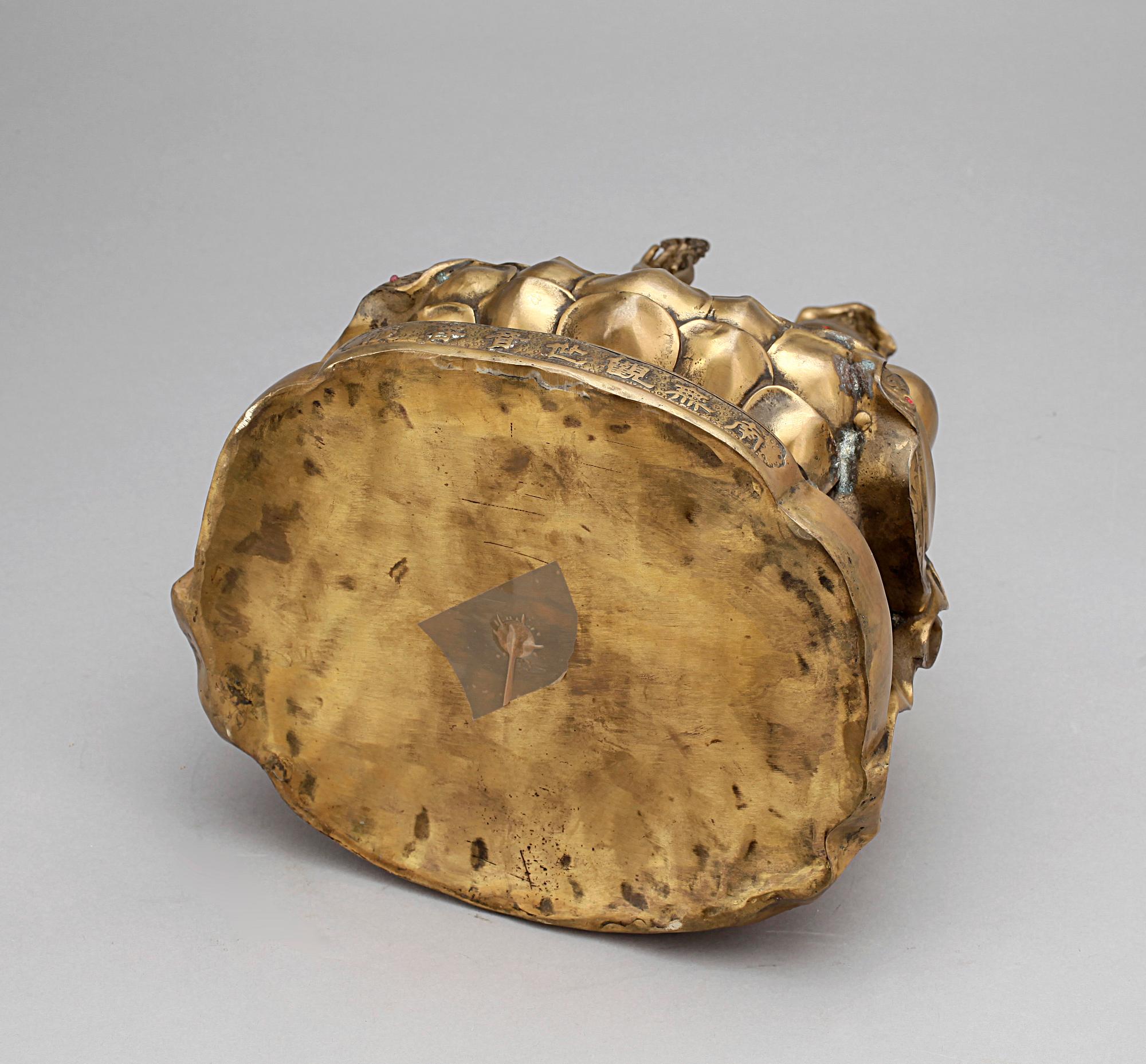 BUDDHA, brons, orientalisk, 1900-tal.