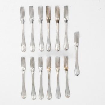 Pehr Zethelius, Gafflar, 13 st, silver, Stockholm 1809.