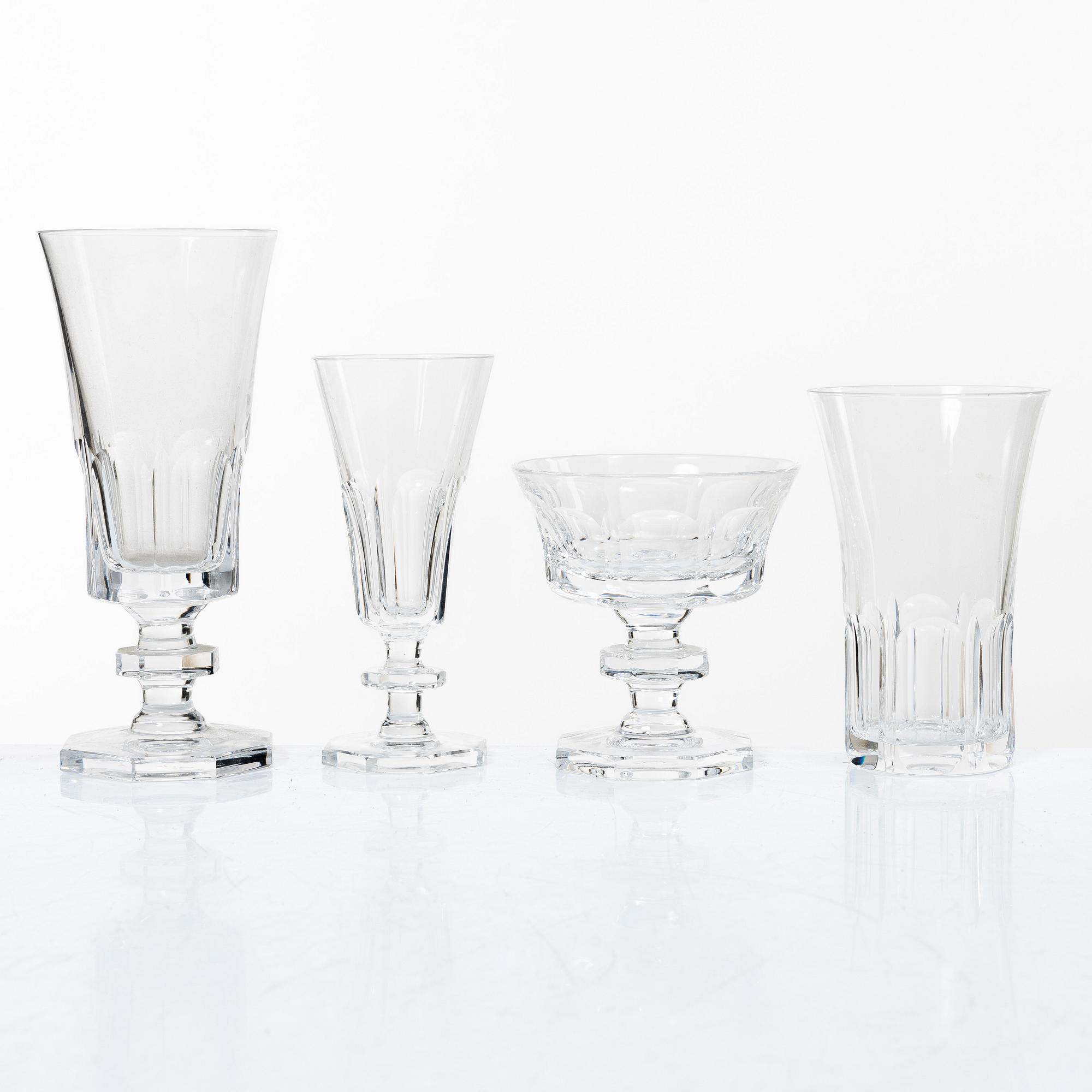 Elis Bergh, glass service, 48 pieces, "Hamra", Kosta.