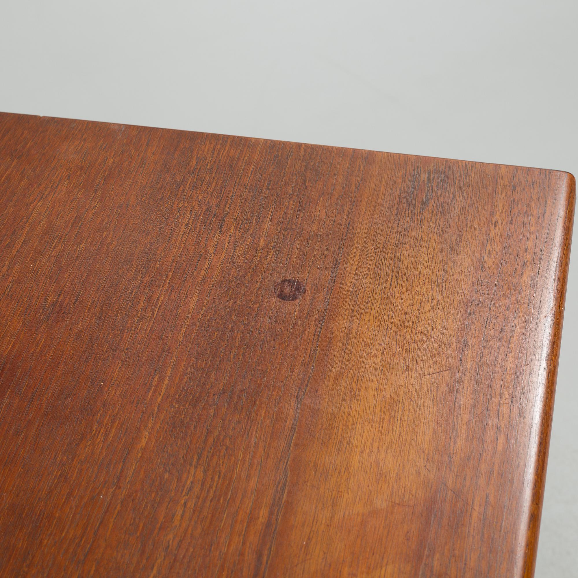 A dinner table by Westbergs Möbelfabrik, second half of the 20th century.