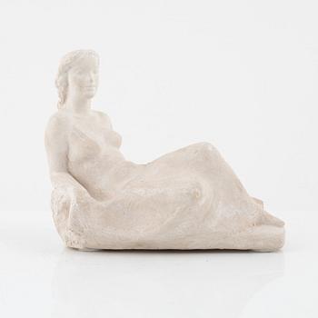 David Wretling, skulptur, osignerad, bemålad gips.