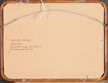 Kimmo Kaivanto, "WINDOW TO THE NIGHT".