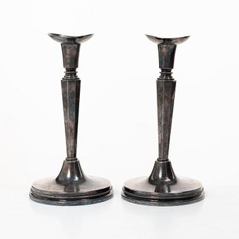 A pair of silver candlesticks, MGAB, Uppsala, Sweden, 1959.