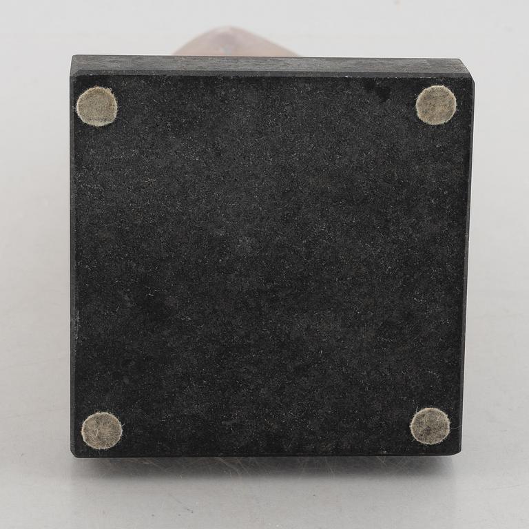 Bertil Vallien, an 'Orbit' glass sculpture, Kosta Boda.