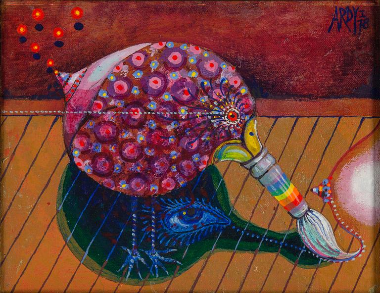 Ardy Strüwer, olja på duk, signerad och daterad -78.