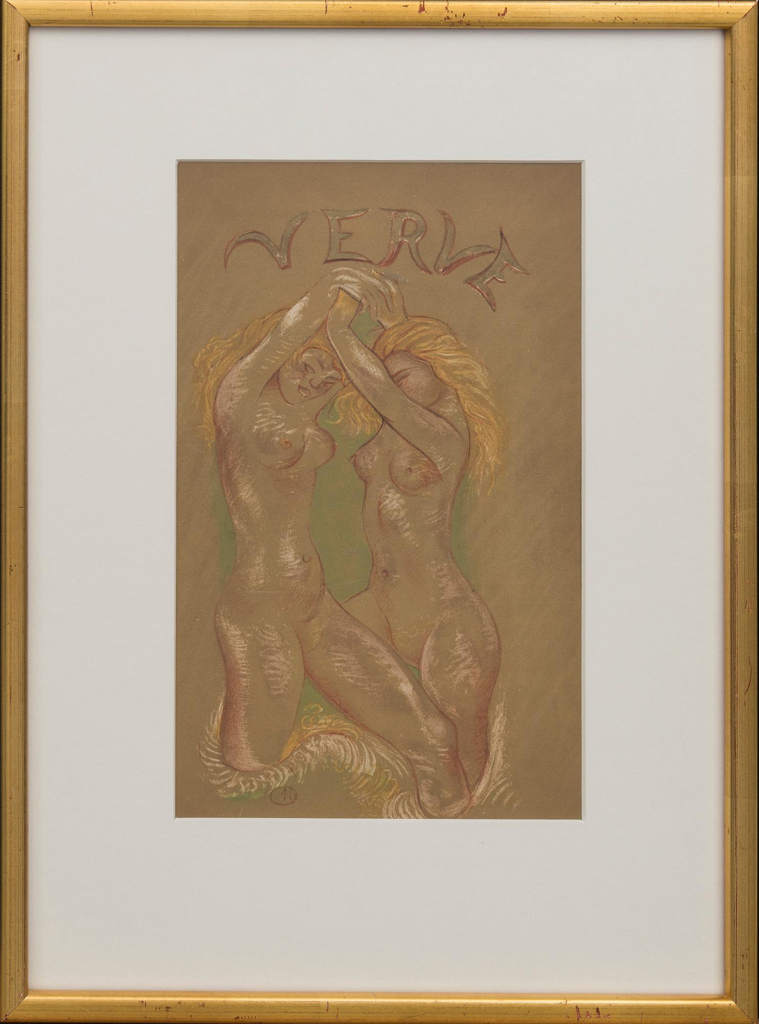ARISTIDE MAILLOL, lithograph in colours signed in print.