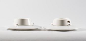 TAKLAMPOR, ett par, "Eclipta Lamp Small", Arne Jacobsen.