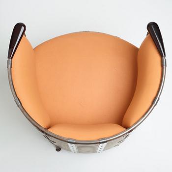 Mats Theselius, an easy chair, "Älgskinnsfåtöljen", Källemo, Sweden post 1991.