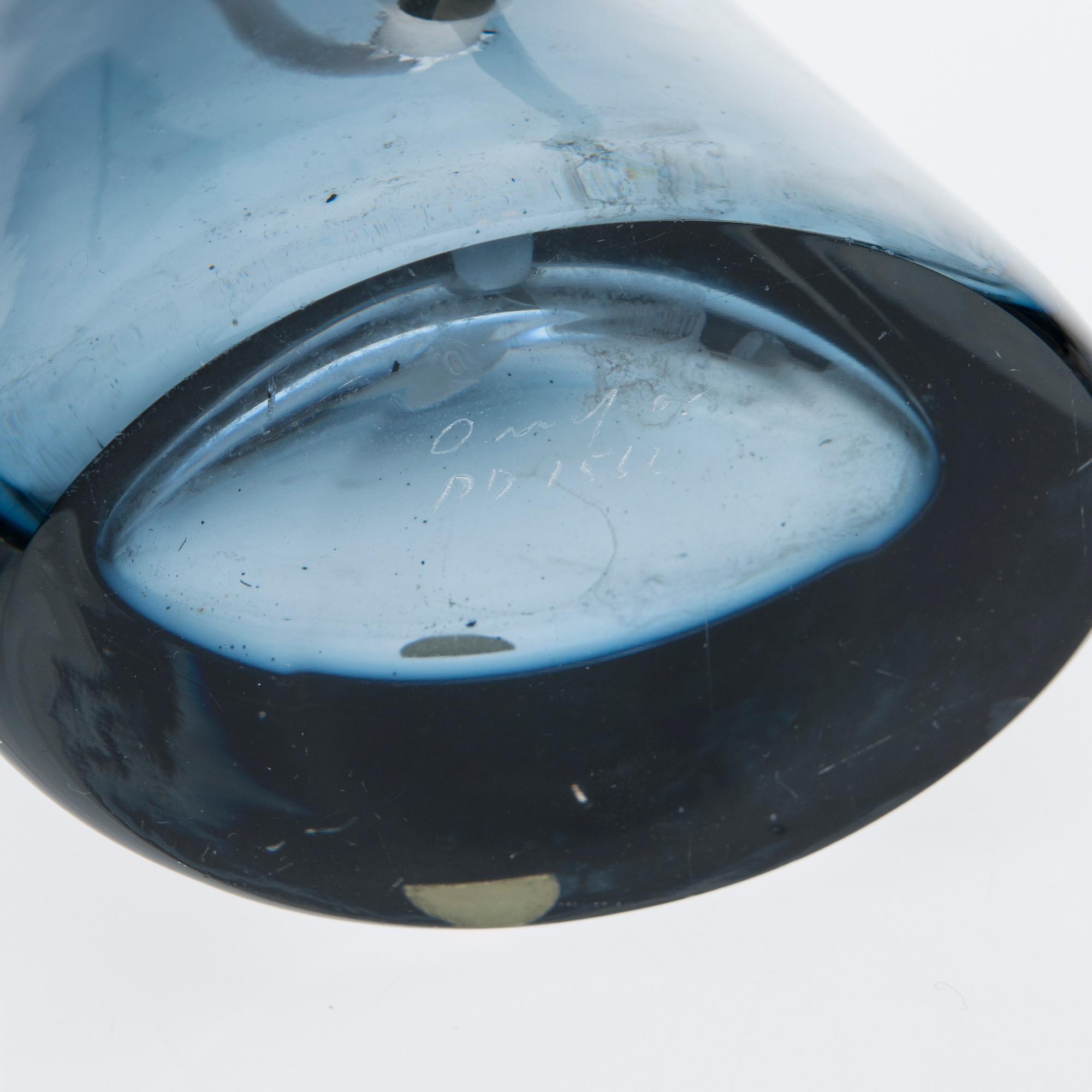 LAMPFOT, glas, Carl Fagerlund, Orrefors.