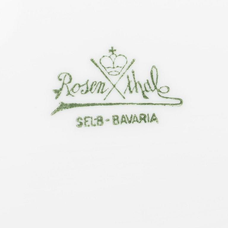 MATSERVIS, porslin, 59 delar, porslin, "Maria Björnbär", Rosenthal.