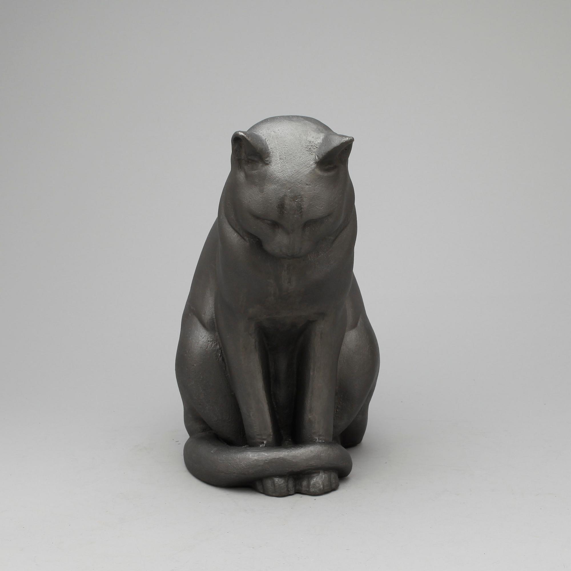 SKULPTUR, gjutjärn, Anders Jönsson, Firma Svenskt Tenn, formgiven 1915.