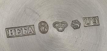 PARTI SILVER, 10 st, silver, bland annat BEFA Guld & Silverfabrik AB. Vikt 452g.
