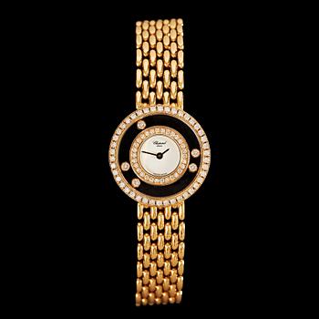 1164. Chopard - Happy Diamonds. Guld. Quartz. Ø 23 mm. 1999.