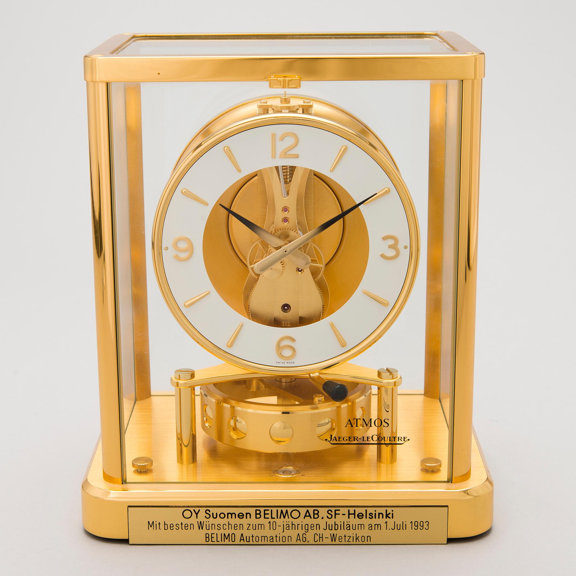 JAEGER-LE COULTRE Atmos 540 Table Clock. Switzerland 1980-93.
