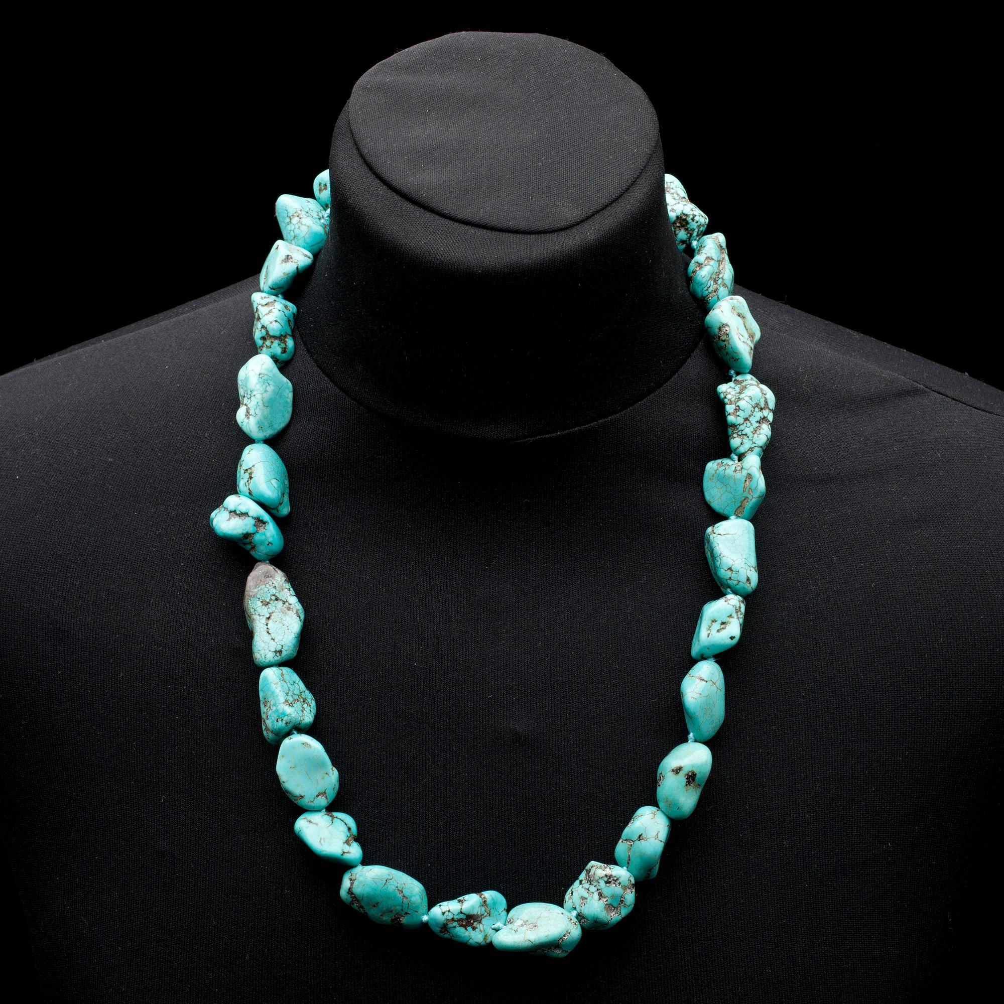 HALSBAND, turkoser, nyproduktion.