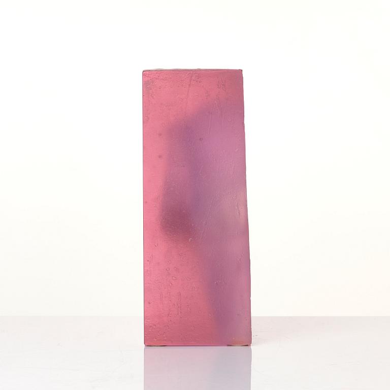 Ann Wolff, "Köln Paar", a cast glass sculpture, early 2000's.