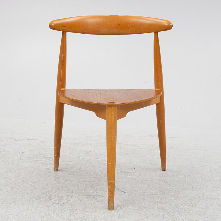 Hans J. Wegner, stol, "Hjertestolen", Fritz Hansen, Danmark, 1950/60-tal.