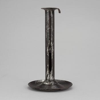 LJUSSTAKE, förtennad plåt, 1700-tal.
