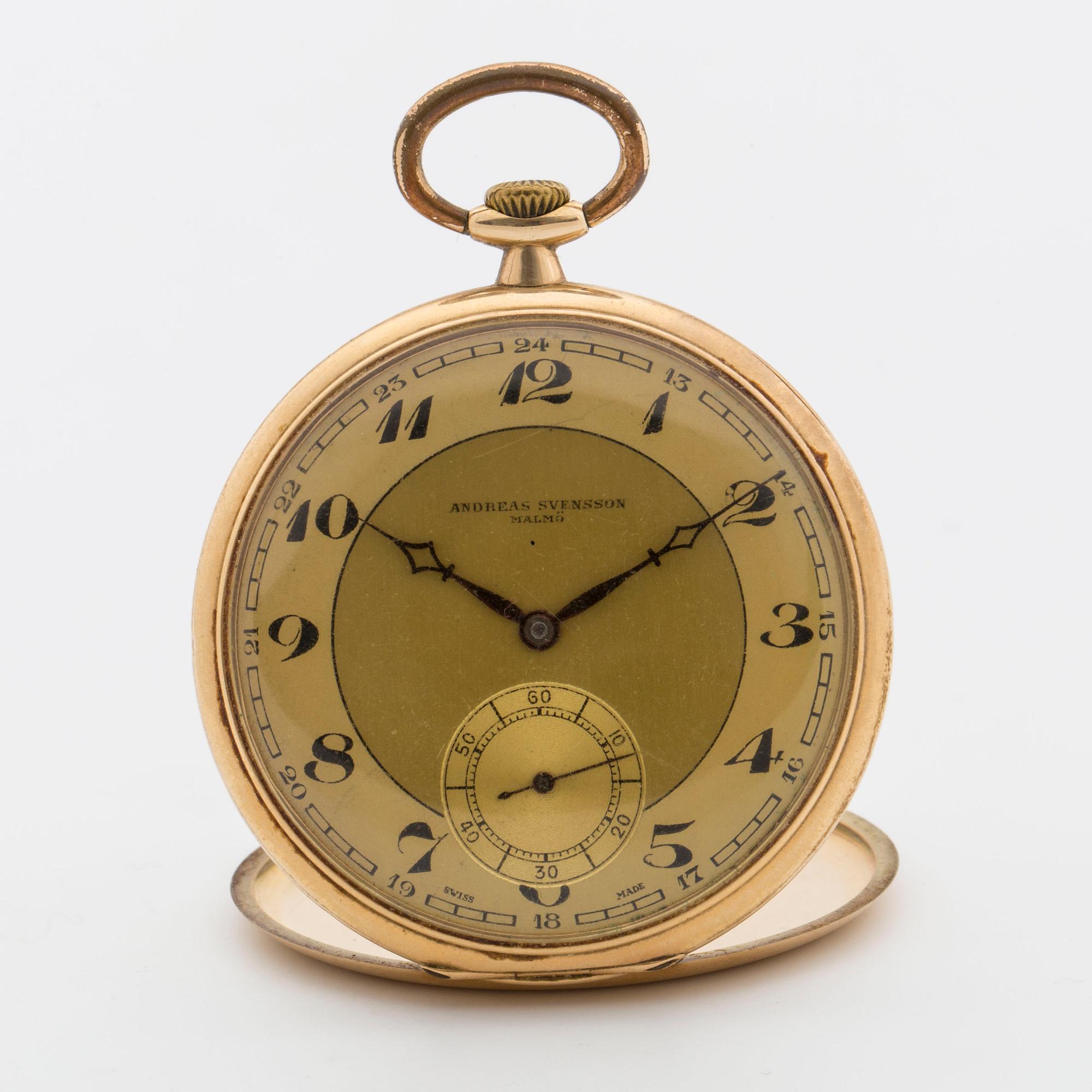 ANDREAS SVENSSON MALMÖ, pocket watch, 48 mm,