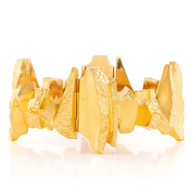 Björn Weckström bracelet 18K gold "Bear Tooth", for Lapponia.
