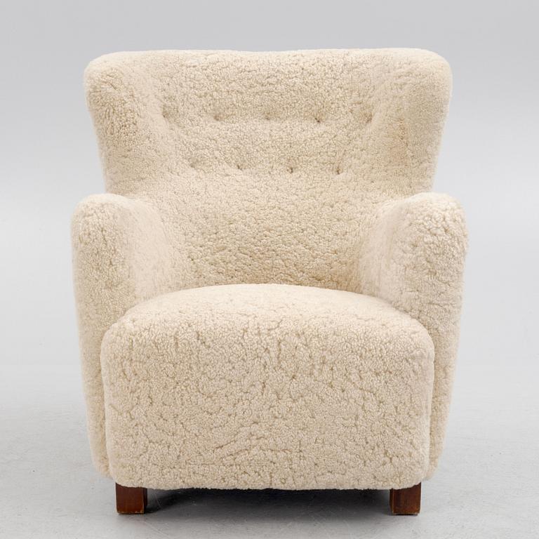 Peder Pedersen, attributed to . A Danish Modern armchair, 1930's/40's.