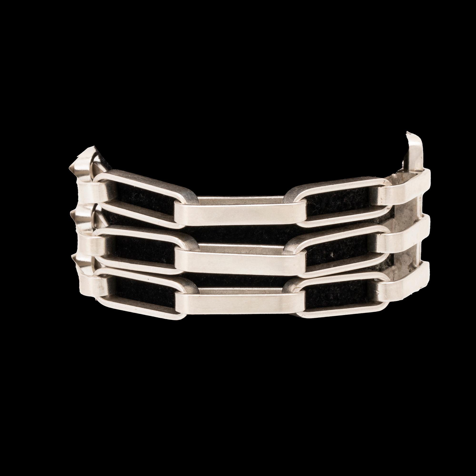Karl-Ingemar Johansson armband silver, Göteborg 1975.