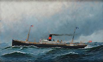 Antonio Jacobsen, "S/S Hellig Olav" DFDs.