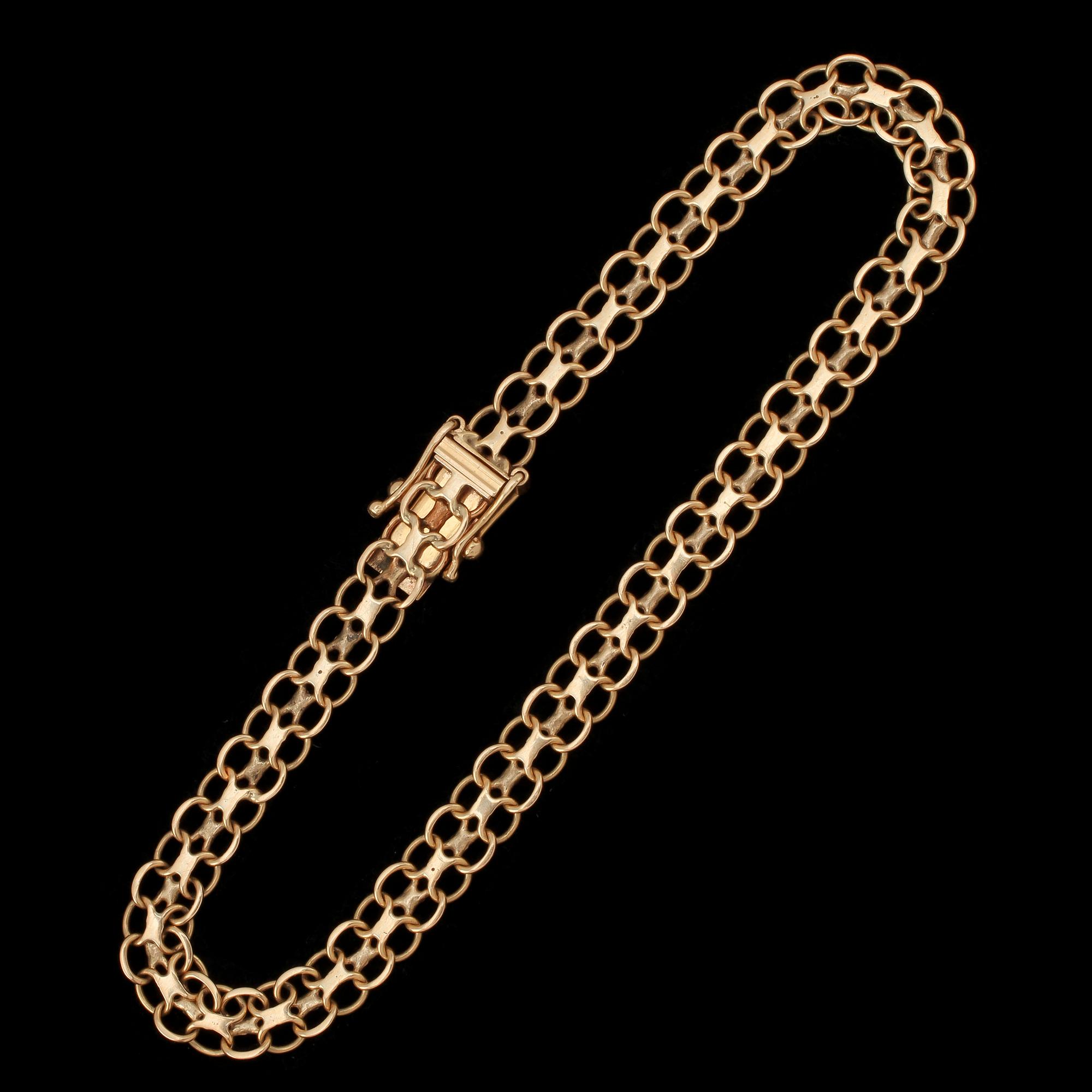 ARMLÄNK, 18k guld, Tore Clareus, Stockholm, 1979. Vikt 6 g.