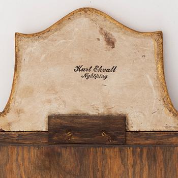 Spegellampetter, ett par, gustaviansk stil, Kurt Ekvall Nyköping, 1900-talets mitt.