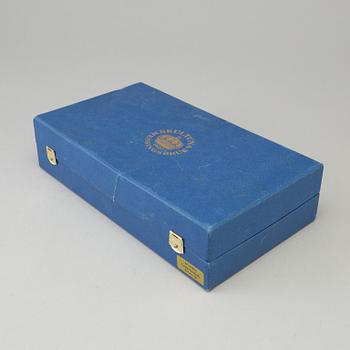 Three second half of the 20th century  candlesticks by Pierre Forssell for SKultuna Bruk.