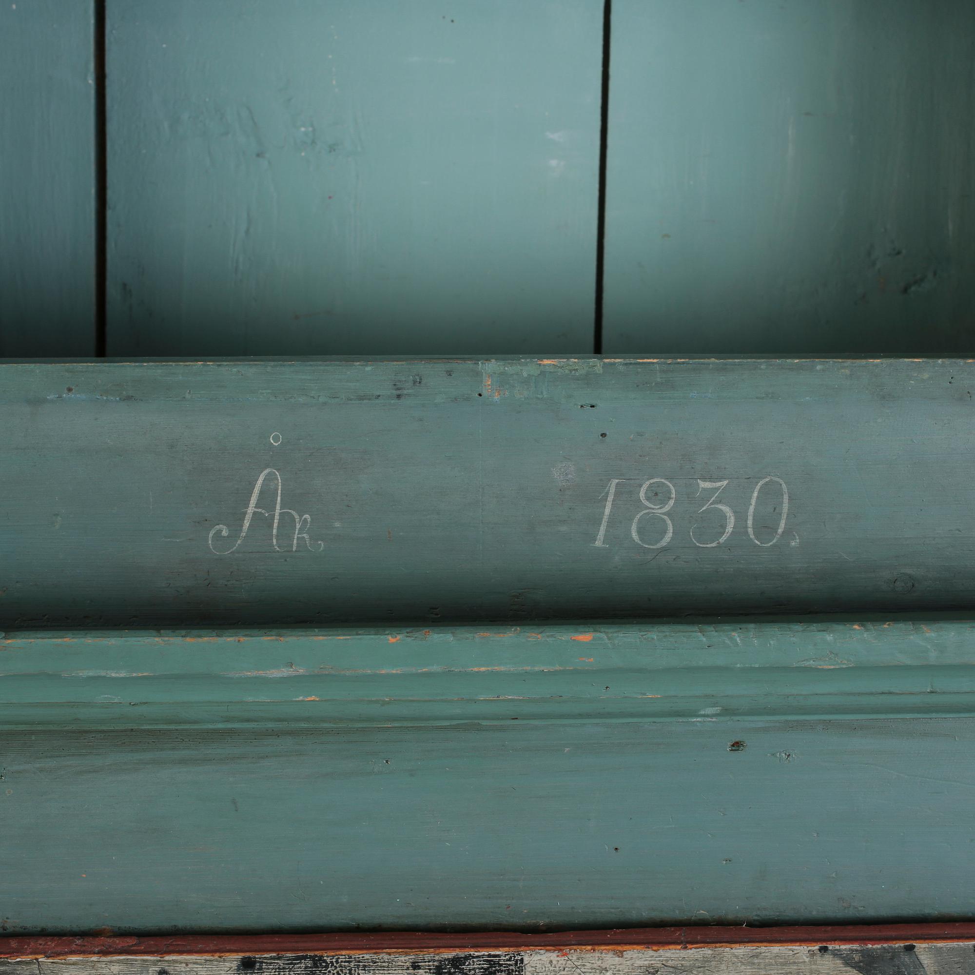 SKÅP, allmoge, Jämtland, bär datering 1838.