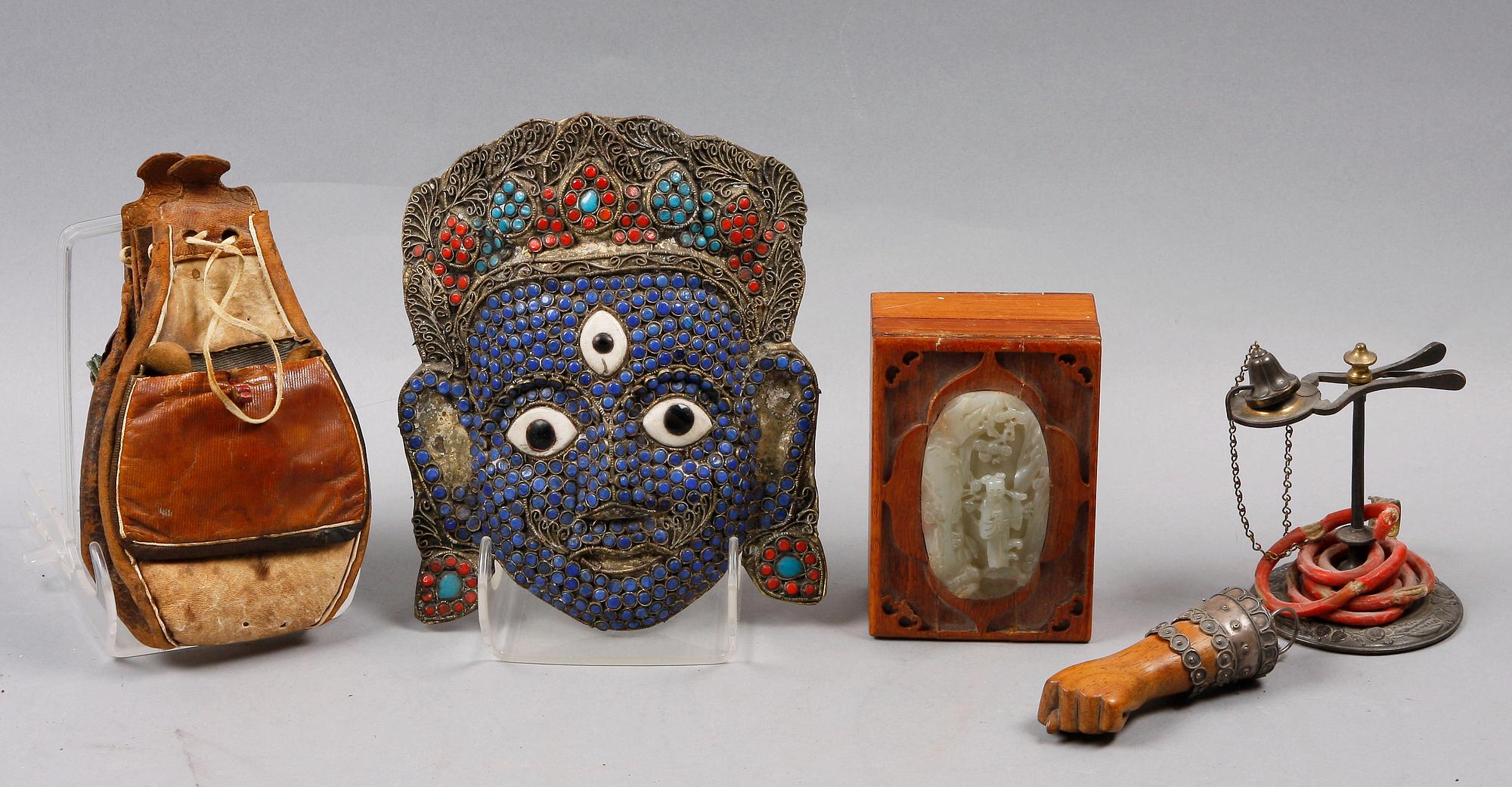 PARTI DIVERSE, 5 delar, Europa resp Asien, 1800-1900-tal.