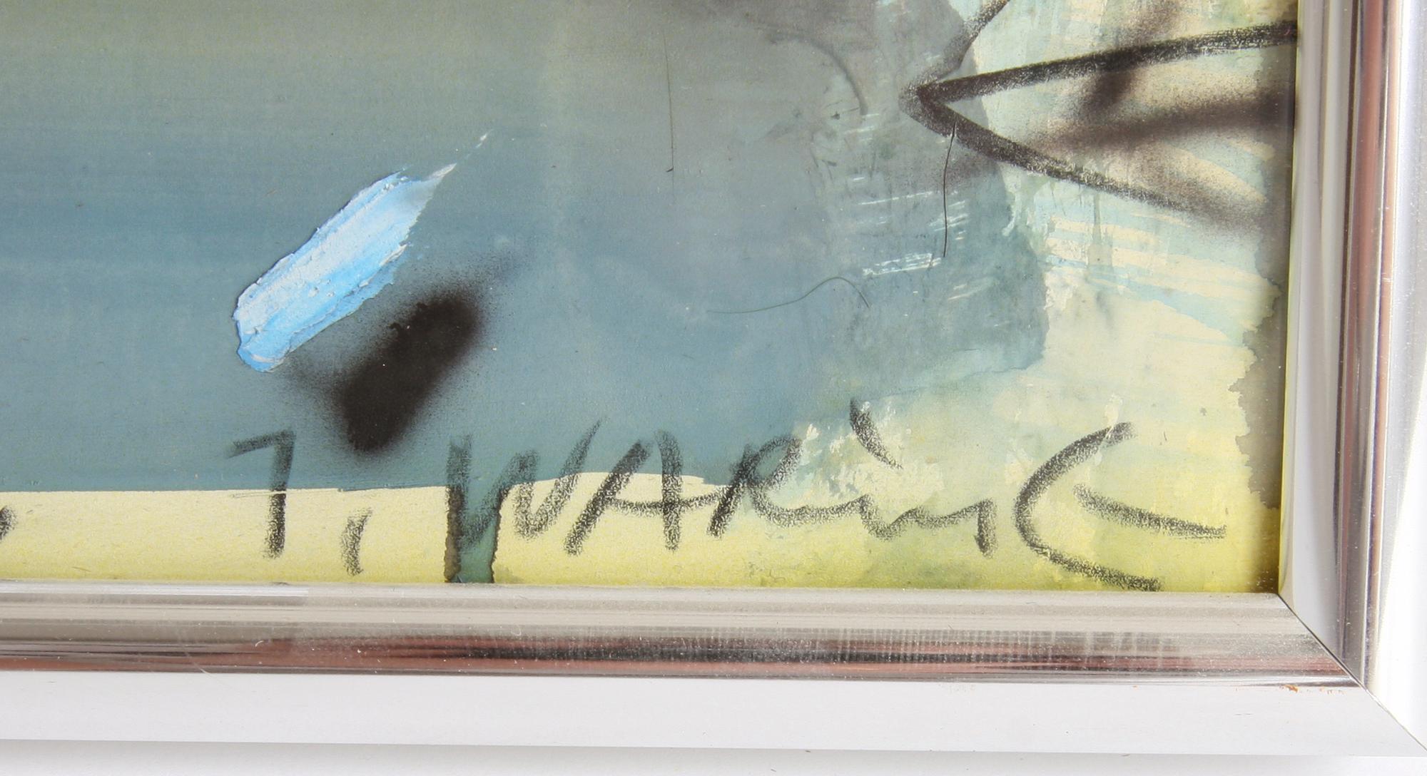 WARING, JÖRGEN. Blandteknik, sign.