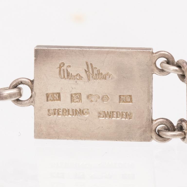 A silver bracelet by Wiwen Nilsson 1967.