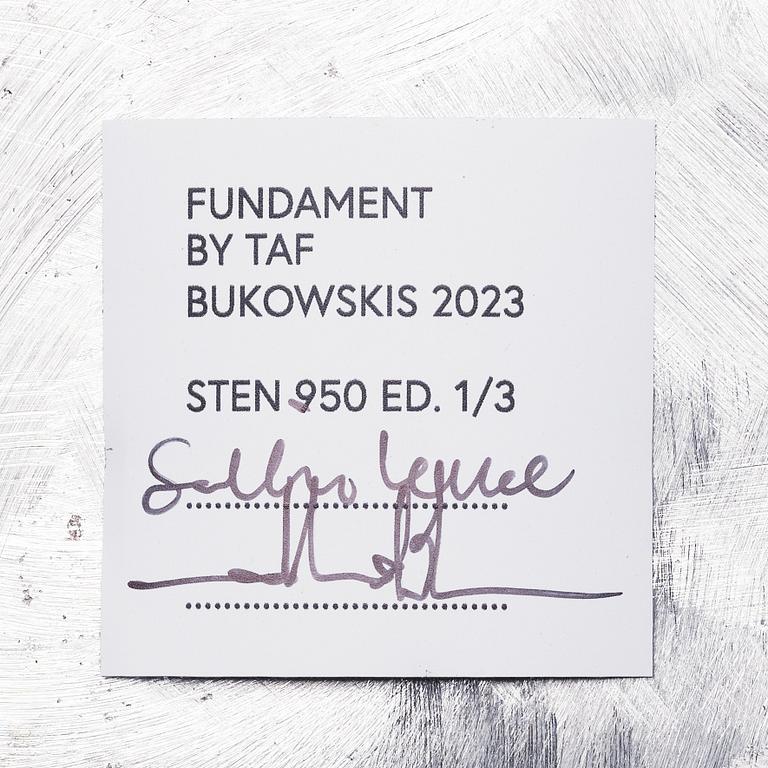 TAF, Gabriella Lenke & Mattias Ståhlbom, "Sten 950", pedestal, ed. 1/3.