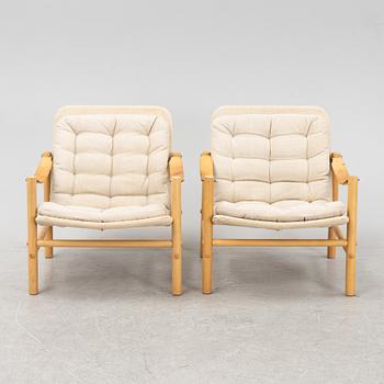 Bror Boje, fåtöljer, ett par, "Junker", Dux.