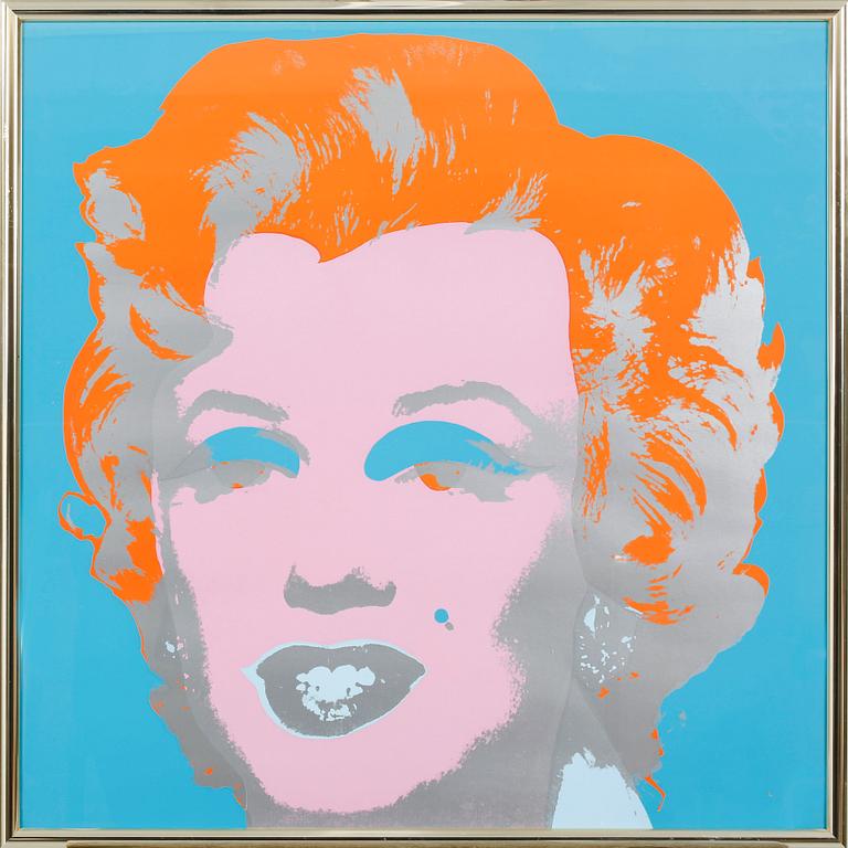 ANDY WARHOL, after, screenprint, published by Sunday B Morning.