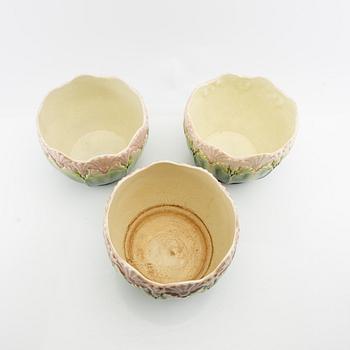 Outer covers 3 pcs Jugend, Rörstrand early 20th century stoneware.